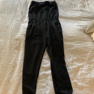 Josie strapless black jumpsuit
